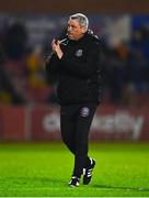 28 February 2022; Bohemians manager Keith Long before the SSE Airtricity League Premier Division match between Bohemians and St Patrick's Athletic at Dalymount Park in Dublin. Photo by Eóin Noonan/Sportsfile