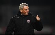 28 February 2022; Bohemians manager Keith Long before the SSE Airtricity League Premier Division match between Bohemians and St Patrick's Athletic at Dalymount Park in Dublin. Photo by Eóin Noonan/Sportsfile