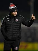 28 February 2022; Bohemians performance coach Philip McMahon during the SSE Airtricity League Premier Division match between Bohemians and St Patrick's Athletic at Dalymount Park in Dublin. Photo by Eóin Noonan/Sportsfile