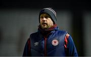 28 February 2022; St Patrick's Athletic manager Tim Clancy during the SSE Airtricity League Premier Division match between Bohemians and St Patrick's Athletic at Dalymount Park in Dublin. Photo by Eóin Noonan/Sportsfile