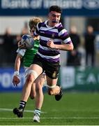 28 February 2022; Ben Blaney of Terenure College during the Bank of Ireland Leinster Rugby Schools Junior Cup 1st Round match between Terenure College, Dublin, and Gonzaga College, Dublin, at Energia Park in Dublin. Photo by Brendan Moran/Sportsfile