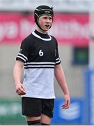 28 February 2022; Daniel Cox of Newbridge College during the Bank of Ireland Leinster Rugby Schools Junior Cup 1st Round match between Newbridge College, Kildare, and Cistercian College, Roscrea, Tipperary, at Energia Park in Dublin. Photo by Brendan Moran/Sportsfile