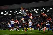 28 February 2022; Eoin Doyle of St Patrick's Athletic in action against Grant Horton of Bohemians during the SSE Airtricity League Premier Division match between Bohemians and St Patrick's Athletic at Dalymount Park in Dublin. Photo by Eóin Noonan/Sportsfile