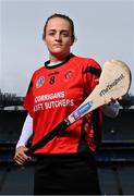 1 March 2022; Camogie player, Stacey Kehoe of Oulart the Ballagh, Wexford, pictured ahead of one of #TheToughest showdowns of the year, which sees Oulart the Ballagh face off against Sarsfields of Galway in the 2021/2022 AIB Senior Camogie Club All-Ireland Championship final this Sunday, March 6th at 4pm at Croke Park. This is one of two AIB Camogie Club Championship finals which will be decided this weekend at Croke Park, as Galway’s Salthill Knocknacarra face reigning Intermediate Camogie Club champions, St. Rynagh’s of Offaly, in the 2021/2022 AIB Intermediate Club All-Ireland Championship decider in the earlier game at 2pm. On Saturday, March 5th the Junior A and B finals take centre stage at O’Raghallaighs GAA, Drogheda. The AIB Junior A Camogie Club All-Ireland Championship final sees Eoghan Rua, Derry, take on Clanmaurice of Kerry at 12.30pm, while the Junior B decider sees Derrylaughan of Tyrone face off against Wicklow’s Knockananna at 2.30pm. The AIB Senior and Intermediate Camogie Club All-Ireland Championship Finals will be broadcast live from Croke Park by RTÉ, with coverage starting from 1.45pm on Sunday, March 6th, while the AIB Junior A and B Camogie Club All-Ireland Championship Finals will be streamed live from O’Raghallaighs GAA, Drogheda on Saturday, March 5th on the Official Camogie Association YouTube Channel. This year’s AIB Club Championships celebrate #TheToughest players in Gaelic Games - those who, despite adversity, don’t quit, who persevere no matter how tough it gets, because Tough Can’t Quit. Photo by Sam Barnes/Sportsfile