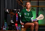 1 March 2022; Camogie player, Laura Ward of Sarsfields, Galway, pictured ahead of one of #TheToughest showdowns of the year, which sees Sarsfields face off against reigning champions, Oulart the Ballagh, Wexford, in the 2021/2022 AIB Senior Camogie Club All-Ireland Championship final this Sunday, March 6th at 4pm at Croke Park. This is one of two AIB Camogie Club Championship finals which will be decided this weekend at Croke Park, as Galway’s Salthill Knocknacarra face reigning Intermediate Camogie Club champions, St. Rynagh’s of Offaly, in the 2021/2022 AIB Intermediate Club All-Ireland Championship decider in the earlier game at 2pm. On Saturday, March 5th the Junior A and B finals take centre stage at O’Raghallaighs GAA, Drogheda. The AIB Junior A Camogie Club All-Ireland Championship final sees Eoghan Rua, Derry, take on Clanmaurice of Kerry at 12.30pm, while the Junior B decider sees Derrylaughan of Tyrone face off against Wicklow’s Knockananna at 2.30pm. The AIB Senior and Intermediate Camogie Club All-Ireland Championship Finals will be broadcast live from Croke Park by RTÉ, with coverage starting from 1.45pm on Sunday, March 6th, while the AIB Junior A and B Camogie Club All-Ireland Championship Finals will be streamed live from O’Raghallaighs GAA, Drogheda on Saturday, March 5th on the Official Camogie Association YouTube Channel. This year’s AIB Club Championships celebrate #TheToughest players in Gaelic Games - those who, despite adversity, don’t quit, who persevere no matter how tough it gets, because Tough Can’t Quit. Photo by Sam Barnes/Sportsfile