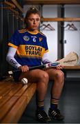1 March 2022; Camogie Player, Grainne Dolan of St Rynagh’s, Offaly, pictured ahead of one of #TheToughest showdowns of the year, which sees reigning champions, St Rynagh’s, face off against Salthill Knocknacarra of Galway in the 2021 AIB Intermediate Camogie Club All-Ireland Championship Final this Sunday, March 6th at 2pm at Croke Park. This is one of two AIB Camogie Club All-Ireland Championship finals which will be decided at Croke Park this weekend, with the senior decider between reigning Champions Oulart the Ballagh of Wexford and Galway’s Sarsfields getting underway at 4pm. On Saturday, March 5th the Junior A and B finals take centre stage at O’Raghallaighs GAA, Drogheda. The AIB Junior A Camogie Club All-Ireland Championship final sees Eoghan Rua, Derry, take on Clanmaurice of Kerry at 12.30pm, while the Junior B decider sees Derrylaughan of Tyrone face off against Wicklow’s Knockananna at 2.30pm. The AIB Senior and Intermediate Camogie Club All-Ireland Championship Finals will be broadcast live from Croke Park by RTÉ, with coverage starting from 1.45pm on Sunday, March 6th, while the AIB Junior A and B Camogie Club All-Ireland Championship Finals will be streamed live from O’Raghallaighs GAA, Drogheda on Saturday, March 5th on the Official Camogie Association YouTube Channel. This year’s AIB Club Championships celebrate #TheToughest players in Gaelic Games - those who, despite adversity, don’t quit, who persevere no matter how tough it gets, because Tough Can’t Quit. Photo by Sam Barnes/Sportsfile