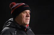 26 February 2022; Tyrone joint-manager Feargal Logan during the Allianz Football League Division 1 match between Donegal and Tyrone at MacCumhaill Park in Ballybofey, Donegal. Photo by Stephen McCarthy/Sportsfile