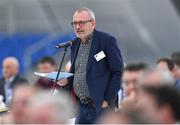 26 February 2022; Tony Bass of Europe GAA speaking during the GAA Congress at NUI Galway Connacht GAA Air Dome in Bekan, Mayo. Photo by Piaras Ó Mídheach/Sportsfile