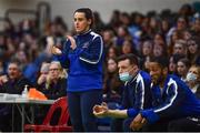 3 March 2022; Mercy Waterford coach Megan Callanan during the Basketball Ireland U19A Girls Schools League Final match between Loreto Kilkenny and Mercy Waterford at the National Basketball Arena in Dublin. Photo by Ben McShane/Sportsfile