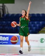 3 March 2022; Aisling Jordan of Calasanctius College during the Basketball Ireland U16A Girls Schools League Final match between Calasanctius College, Galway and Regina Mundi, Cork at the National Basketball Arena in Dublin. Photo by Ben McShane/Sportsfile