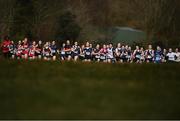 3 March 2022; A general view of the minor girls 2000m during the Irish Life Health Munster Schools Cross Country Championships at Riverstick, Boulaling, Cork. Photo by David Fitzgerald/Sportsfile