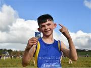 3 March 2022; Ben O'Reilly of Douglas Community School after winning the minor boys 2500m during the Irish Life Health Munster Schools Cross Country Championships at Riverstick, Boulaling, Cork. Photo by David Fitzgerald/Sportsfile