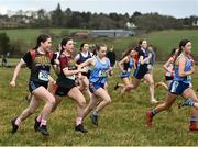 3 March 2022; A general view of the intermediate girls 3000m during the Irish Life Health Munster Schools Cross Country Championships at Riverstick, Boulaling, Cork. Photo by David Fitzgerald/Sportsfile