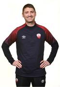 1 March 2022; Treaty United goalkeeper coach Johnny Ryan during a Treaty United squad portraits session at University of Limerick in Limerick. Photo by Sam Barnes/Sportsfile