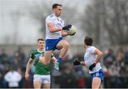 27 February 2022; Niall Kearns of Monaghan during the Allianz Football League Division 1 match between Monaghan and Kerry at Inniskeen Grattans GAA Club in Monaghan. Photo by Stephen McCarthy/Sportsfile