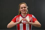 1 March 2022; Emma Deegan during a Treaty United squad portraits session at University of Limerick in Limerick. Photo by Sam Barnes/Sportsfile