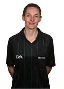 3 March 2022; Maggie Farrelly during a GAA Football match officials portraits session at the GAA Centre of Excellence, National Sports Campus in Abbotstown, in Dublin. Photo by Piaras Ó Mídheach/Sportsfile