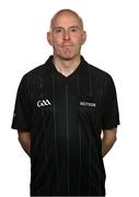 3 March 2022; Liam Devenney during a GAA Football match officials portraits session at the GAA Centre of Excellence, National Sports Campus in Abbotstown, in Dublin. Photo by Piaras Ó Mídheach/Sportsfile