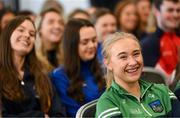 4 March 2022; Players from all across Ireland were at the announcement of scholarship funding of close to €800,000 provided to inter-county players through the Gaelic Players Association. Pictured is Limerick ladies footballer Cath Ambrose during the announcement event at the Radisson Blu Hotel at Dublin Airport in Dublin. Photo by Stephen McCarthy/Sportsfile