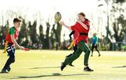 4 March 2022; Action during the Leinster Rugby North Central Dublin City Council Schools Blitz at Clontarf DCC Pitches in Clontarf, Dublin. Photo by Eóin Noonan/Sportsfile