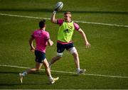 4 March 2022; Dan Leavy and Jimmy O'Brien during a Leinster Rugby captain's run at Stadio di Monigo in Treviso, Italy. Photo by Harry Murphy/Sportsfile