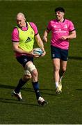 4 March 2022; Devin Toner, left, and Jimmy O'Brien during a Leinster Rugby captain's run at Stadio di Monigo in Treviso, Italy. Photo by Harry Murphy/Sportsfile