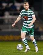 28 February 2022; Sean Hoare of Shamrock Rovers during the SSE Airtricity League Premier Division match between Shamrock Rovers and Drogheda United at Tallaght Stadium in Dublin. Photo by Piaras Ó Mídheach/Sportsfile