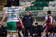 28 February 2022; Drogheda United manager Kevin Doherty during the SSE Airtricity League Premier Division match between Shamrock Rovers and Drogheda United at Tallaght Stadium in Dublin. Photo by Piaras Ó Mídheach/Sportsfile