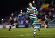 28 February 2022; Graham Burke of Shamrock Rovers after scoring his side's third goal during the SSE Airtricity League Premier Division match between Shamrock Rovers and Drogheda United at Tallaght Stadium in Dublin. Photo by Piaras Ó Mídheach/Sportsfile