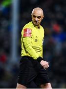 28 February 2022; Referee Neil Doyle during the SSE Airtricity League Premier Division match between Bohemians and St Patrick's Athletic at Dalymount Park in Dublin. Photo by Eóin Noonan/Sportsfile