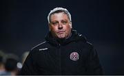 28 February 2022; Bohemians manager Keith Long during the SSE Airtricity League Premier Division match between Bohemians and St Patrick's Athletic at Dalymount Park in Dublin. Photo by Eóin Noonan/Sportsfile