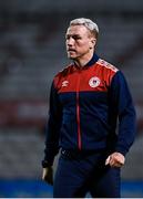 28 February 2022; St Patrick's Athletic strength and conditioning coach Chris Colburn before the SSE Airtricity League Premier Division match between Bohemians and St Patrick's Athletic at Dalymount Park in Dublin. Photo by Eóin Noonan/Sportsfile