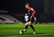 28 February 2022; Kris Twardek of Bohemians during the SSE Airtricity League Premier Division match between Bohemians and St Patrick's Athletic at Dalymount Park in Dublin. Photo by Eóin Noonan/Sportsfile