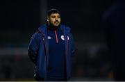 28 February 2022; St Patrick's Athletic coach Keshaw Radho before the SSE Airtricity League Premier Division match between Bohemians and St Patrick's Athletic at Dalymount Park in Dublin. Photo by Eóin Noonan/Sportsfile