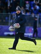 4 March 2022; St Mary's College coach Seán Healy ahead of the Bank of Ireland Leinster Rugby Schools Junior Cup 1st Round match between St Fintans High School, Dublin and St Marys College, Dublin at Energia Park in Dublin. Photo by Daire Brennan/Sportsfile