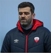 4 March 2022; Treaty United manager Tommy Barrett before the SSE Airtricity League First Division match between Cobh Ramblers and Treaty United at St Colman's Park in Cobh, Cork. Photo by Michael P Ryan/Sportsfile