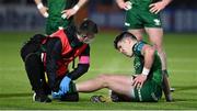 4 March 2022; Alex Wootton of Connacht receives medical attention during the United Rugby Championship match between Edinburgh and Connacht at Dam Health Stadium in Edinburgh, Scotland. Photo by Paul Devlin/Sportsfile