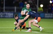 4 March 2022; Alex Wootton of Connacht is tackled by James Lang of Edinburgh during the United Rugby Championship match between Edinburgh and Connacht at Dam Health Stadium in Edinburgh, Scotland. Photo by Paul Devlin/Sportsfile