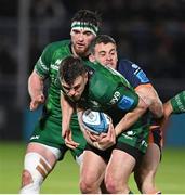 4 March 2022; Tom Farrell of Connacht is tackled by Emiliano Boffelli of Edinburgh during the United Rugby Championship match between Edinburgh and Connacht at Dam Health Stadium in Edinburgh, Scotland. Photo by Paul Devlin/Sportsfile