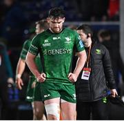 4 March 2022; A dejected Tom Daly of Connacht after their side's defeat in the United Rugby Championship match between Edinburgh and Connacht at Dam Health Stadium in Edinburgh, Scotland. Photo by Paul Devlin/Sportsfile