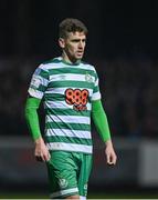 4 March 2022; Dylan Watts of Shamrock Rovers during the SSE Airtricity League Premier Division match between St Patrick's Athletic and Shamrock Rovers at Richmond Park in Dublin. Photo by Seb Daly/Sportsfile
