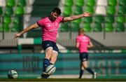 5 March 2022; Harry Byrne of Leinster before the United Rugby Championship match between Benetton and Leinster at Stadio di Monigo in Treviso, Italy. Photo by Harry Murphy/Sportsfile