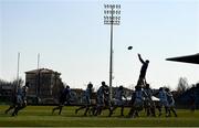 5 March 2022; Ross Molony of Leinster takes possession in a lineout during the United Rugby Championship match between Benetton and Leinster at Stadio di Monigo in Treviso, Italy. Photo by Harry Murphy/Sportsfile
