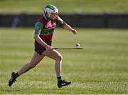 5 March 2022; Katie Mullan of Eoghan Rua during the 2021 AIB Junior Club Camogie A Championship Final match between Clanmaurice, Kerry, and Eoghan Rua, Derry, at O'Raghallaigh's GAA club in Drogheda, Louth. Photo by Piaras Ó Mídheach/Sportsfile