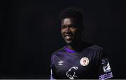 4 March 2022; St Patrick's Athletic goalkeeper Joseph Anang during the SSE Airtricity League Premier Division match between St Patrick's Athletic and Shamrock Rovers at Richmond Park in Dublin. Photo by Stephen McCarthy/Sportsfile