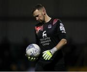 4 March 2022; Cobh Ramblers goalkeeper Andrew O'Donoghue during the SSE Airtricity League First Division match between Cobh Ramblers and Treaty United at St Colman's Park in Cobh, Cork. Photo by Michael P Ryan/Sportsfile