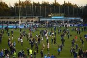 5 March 2022; Supporters on the pitch at half-time of the Allianz Hurling League Division 1 Group B match between Dublin and Kilkenny at Parnell Park in Dublin. Photo by Stephen McCarthy/Sportsfile
