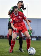 5 March 2022; Orna O’Dowd of Sligo Rovers in action against Aine O'Gorman of Peamount United during the SSE Airtricity Women's National League match between Peamount United and Sligo Rovers at PRL Park in Greenogue, Dublin. Photo by Sam Barnes/Sportsfile