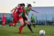 5 March 2022; Aine O'Gorman of Peamount United Orna O’Dowd of Sligo Rovers during the SSE Airtricity Women's National League match between Peamount United and Sligo Rovers at PRL Park in Greenogue, Dublin. Photo by Sam Barnes/Sportsfile