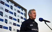 5 March 2022; Cork manager Kieran Kingston speaking to RTÉ before the Allianz Hurling League Division 1 Group A match between Cork and Galway at Páirc Uí Chaoimh in Cork. Photo by Eóin Noonan/Sportsfile